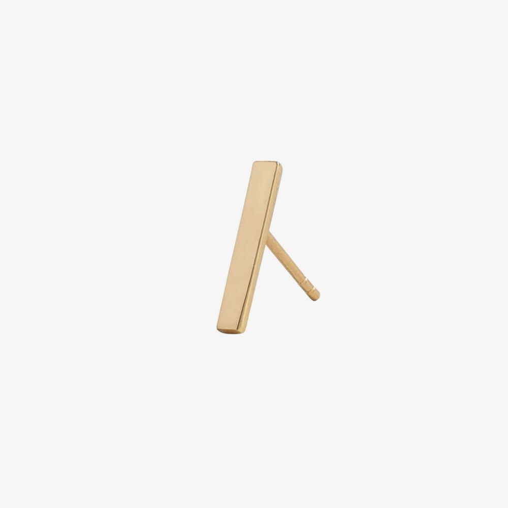ANINE BING GOLD BAR EARRINGS (PAIR)